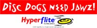 Disc Dogs need Jawz! (Sticker)