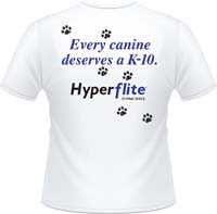 Every Canine Deserves a K-10! Shirt (Back)
