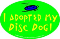 I adopted my Disc Dog! (Sticker)