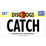 Disc Dogs Catch (Bumper Sticker)