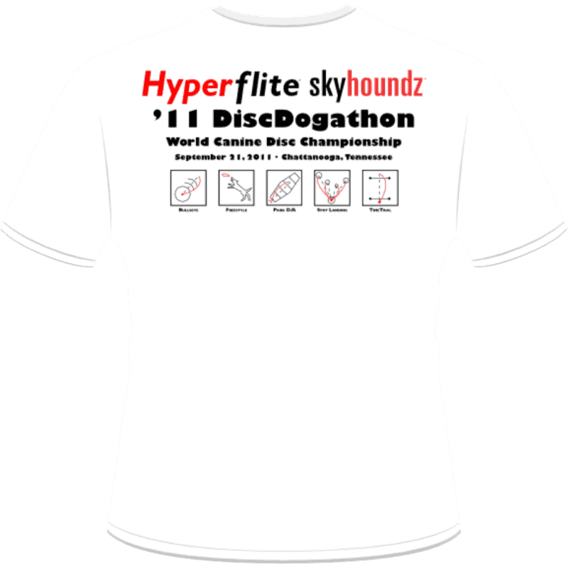 2011_ddwc_back_mstr_800x800 2011 DiscDogathon World Championship Shirt (Back View)
