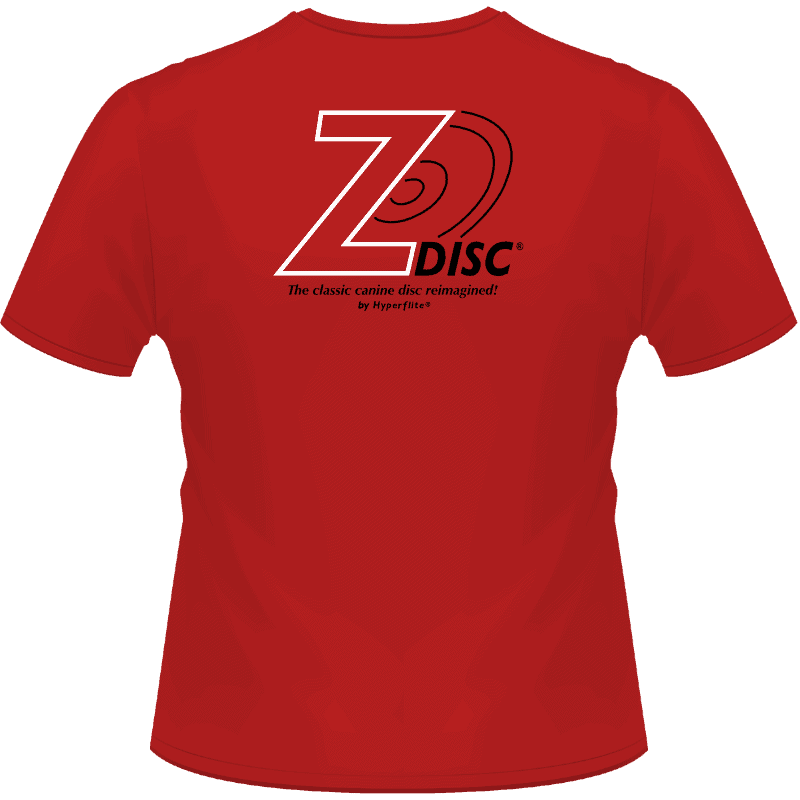 zd_back_mstr_800x800 Red Z-Disc Shirt (Back View)