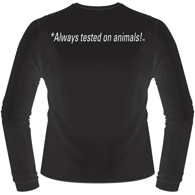 atoal_back_mstr_800x800 Hyperflite Always Tested on Animals Shirt (Back View)