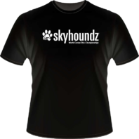 Black Skyhoundz Shirt (Front View_
