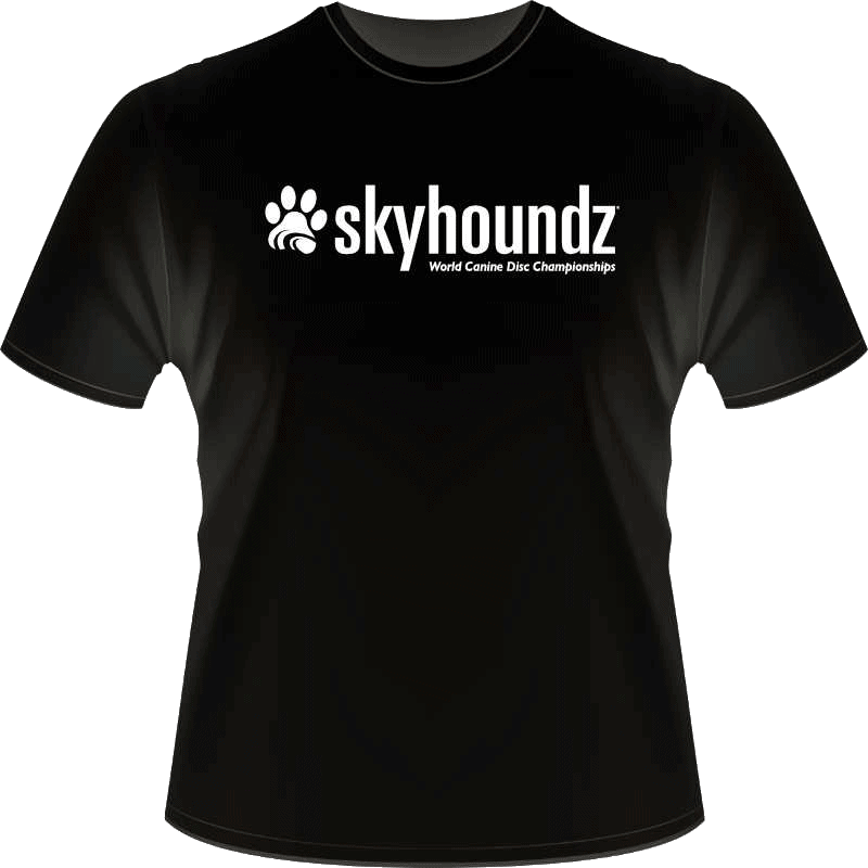 Black Skyhoundz Shirt (Front View_