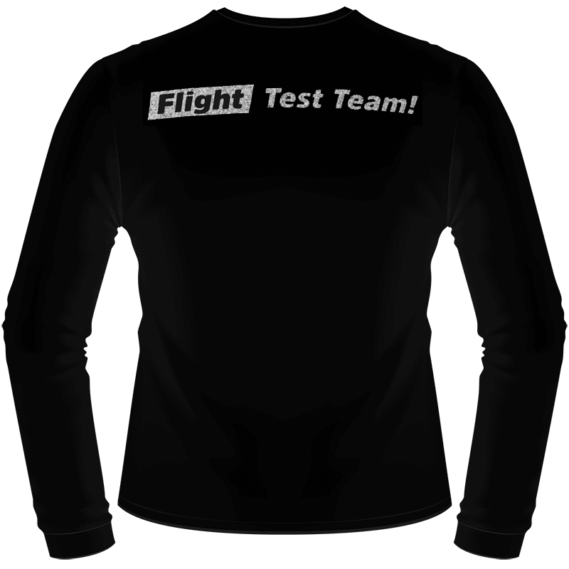 htt_back_mstr_800x800 Black Hyperflite Glitter Logo Long Sleeve Shirt (Back View)