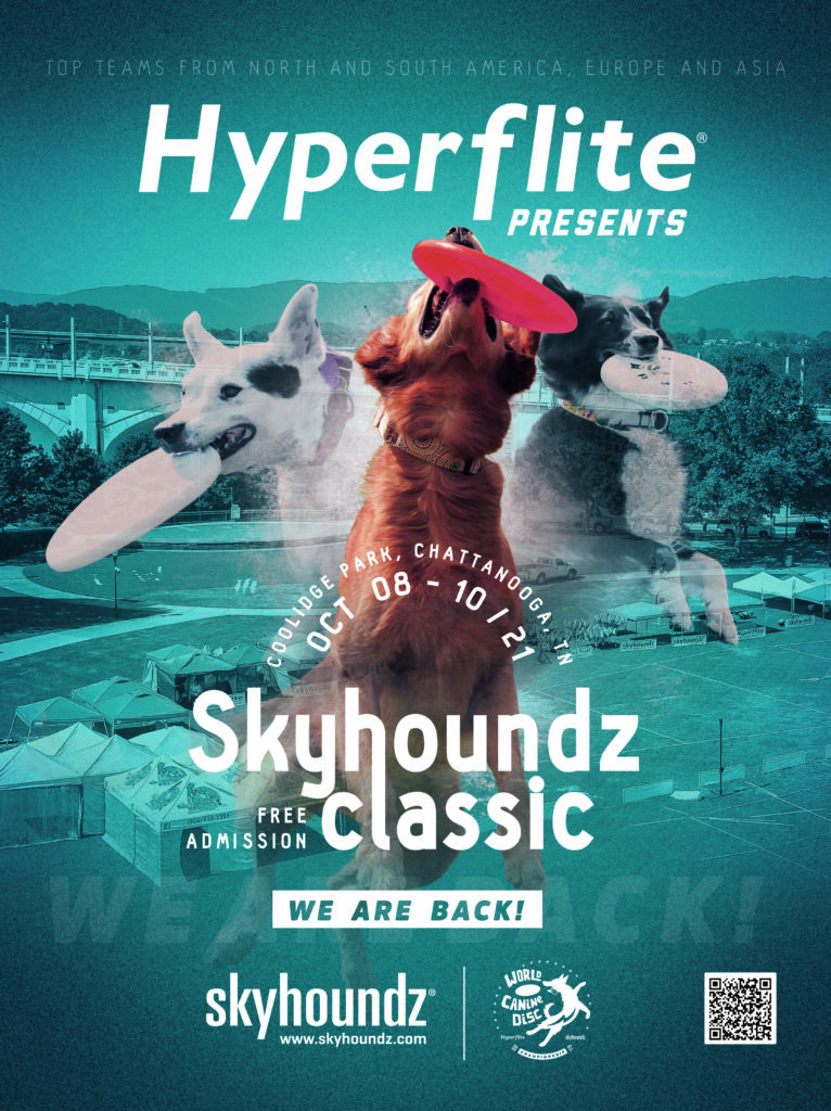 20-21 Skyhoundz Classic World Canine Disc Championship Poster