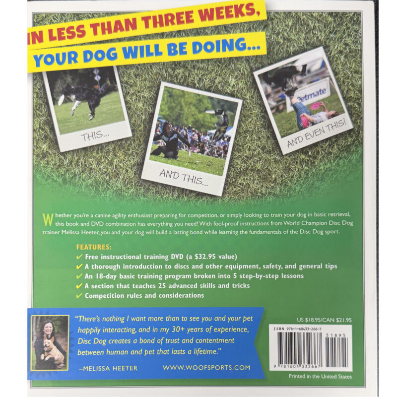 Champion Disc Dog! Back Cover Champion Disc Dog! Back Cover